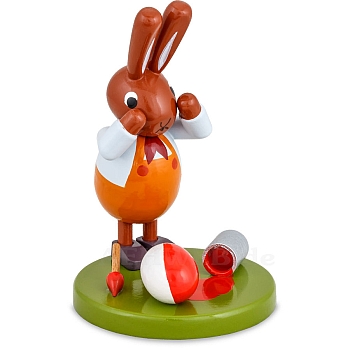 Hase mit Farbeimer klein Serie 8 cm