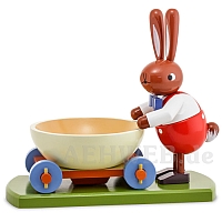 Easter bunny with bowl large