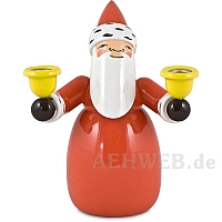 Santa Claus with candle holders