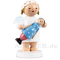 Snowflake Angel with Doll
