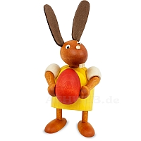 Easter Bunny with egg, yellow small