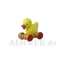 Duckling on wheel board