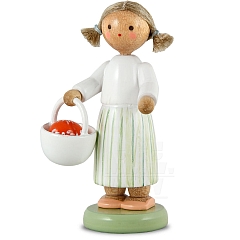 Girl with egg basket