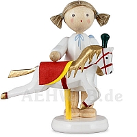 Angel with carousel horse