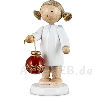Angel with Christmas bauble