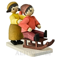 Children on carriage stained