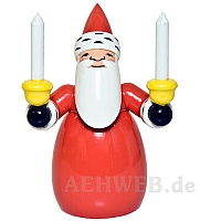 Santa Claus with candles