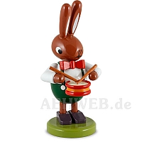 Easter bunny with snare drum