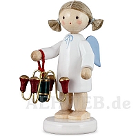 Angel with candle holder for ceiling