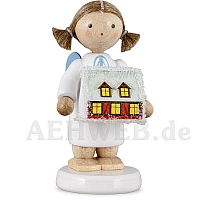 Angel with little house