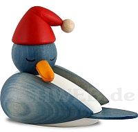 Christmas Sea Gull sleeping with light blue wings