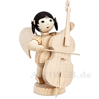 Angel with Double bass natural