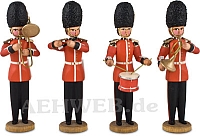 Four musicians of the Queens Guard