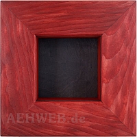 Wall frame colored red