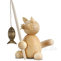 Cat Moritz with Fishing Rod