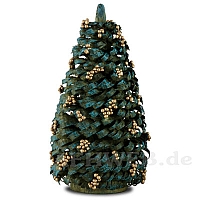 Christmas tree with golden christmas balls