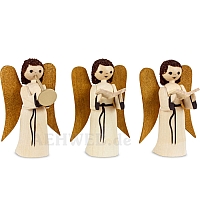 Nativity angels stained