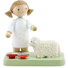 Girl with sheep