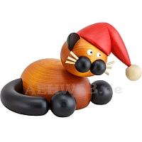 Weihnachtskatze Schmuse Bommel groß