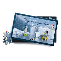 Puzzle „Pinguine im Eis“, 24 Teile