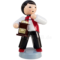 Winter child boy with coffee grinder red from Ulmik