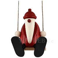 Santa Claus on swing